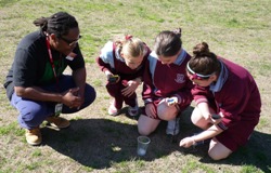 image of La Trobe In2science mentor at Wodonga Primary School