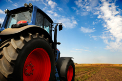 tractor in feild