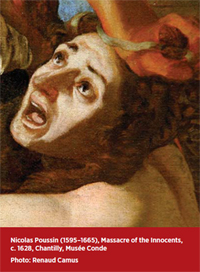 Nicolas Poussin (1595–1665), Massacre of the Innocents, c. 1628, Chantilly, Musée Conde Photo: Renaud Camus