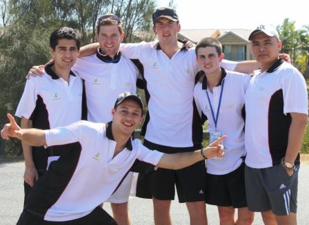 mens silver tennis team