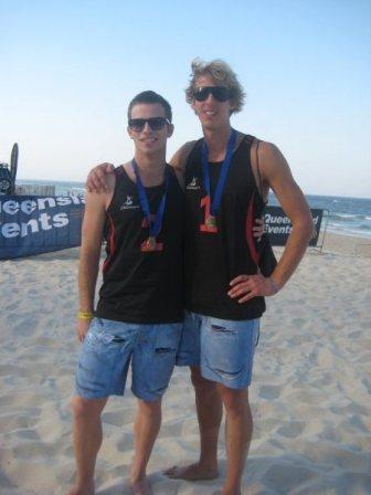 mens gold medal beach volleyball team