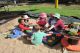 Playing in the sandpit