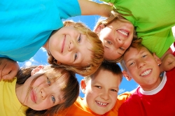 Happy Children Smiling