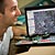 Graham Rivers-Brown with his gridlock monitoring device - and a Google Earth map with trace revealing route taken and trafic hot spots