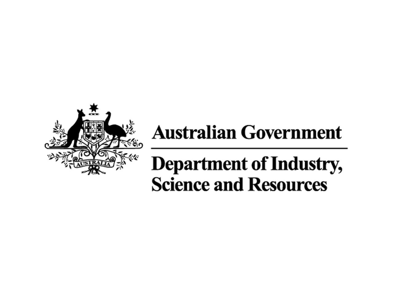 Australian Government - Department of Industry, Science and Resources logo