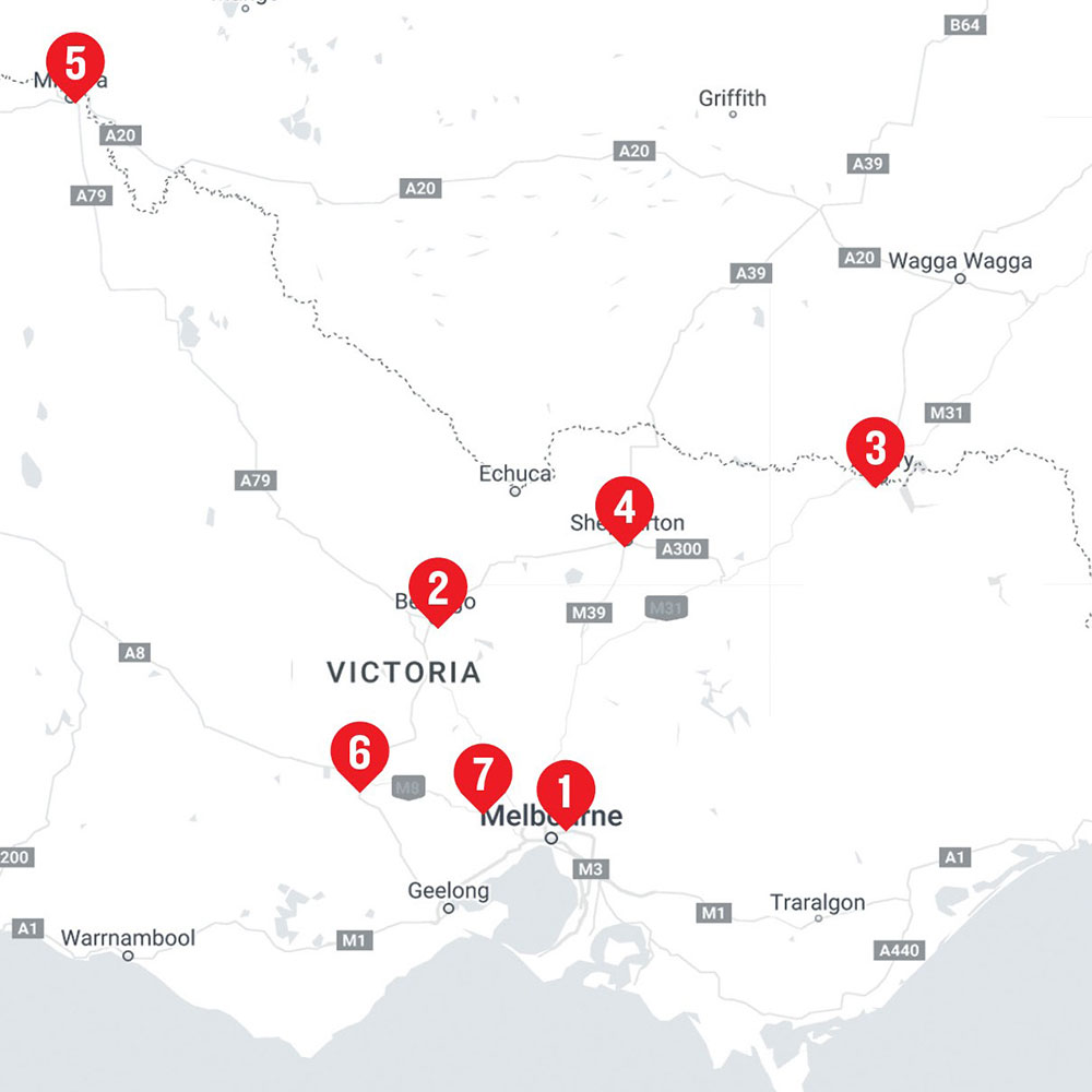 Image of accommodation regional map