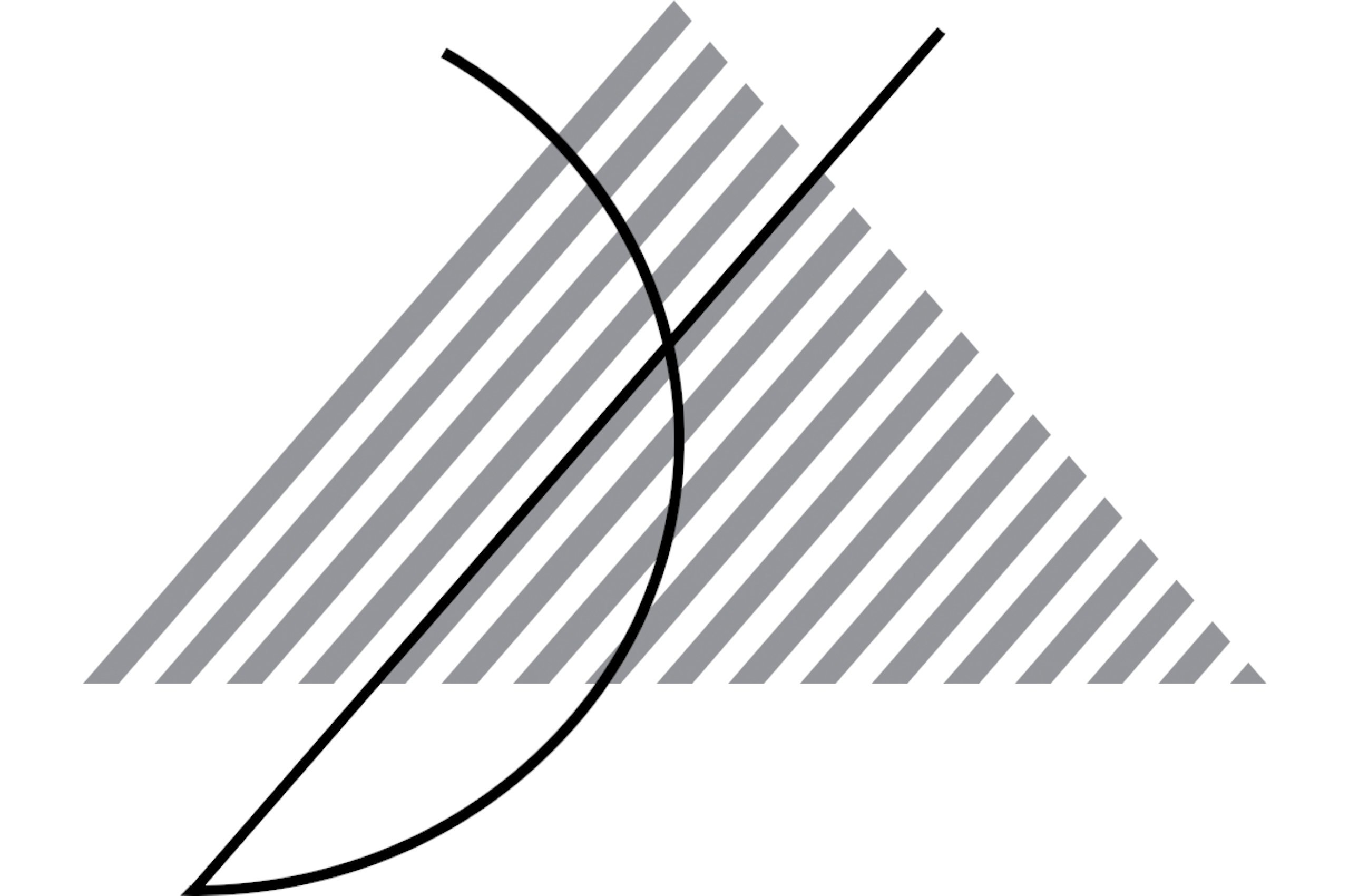 ARCSHS logo of grey striped triangle suggesting an A with curved and straight black line superimposed