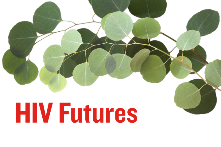 HIV Futures cover image - silver dollar eucalypt leaves