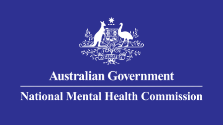 Kangaroo and Emu crest of the Australian Government with text 'Australian Government | National Mental Health Commission