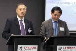 The Hon. Sun Chao and Professor Jianfu Chen