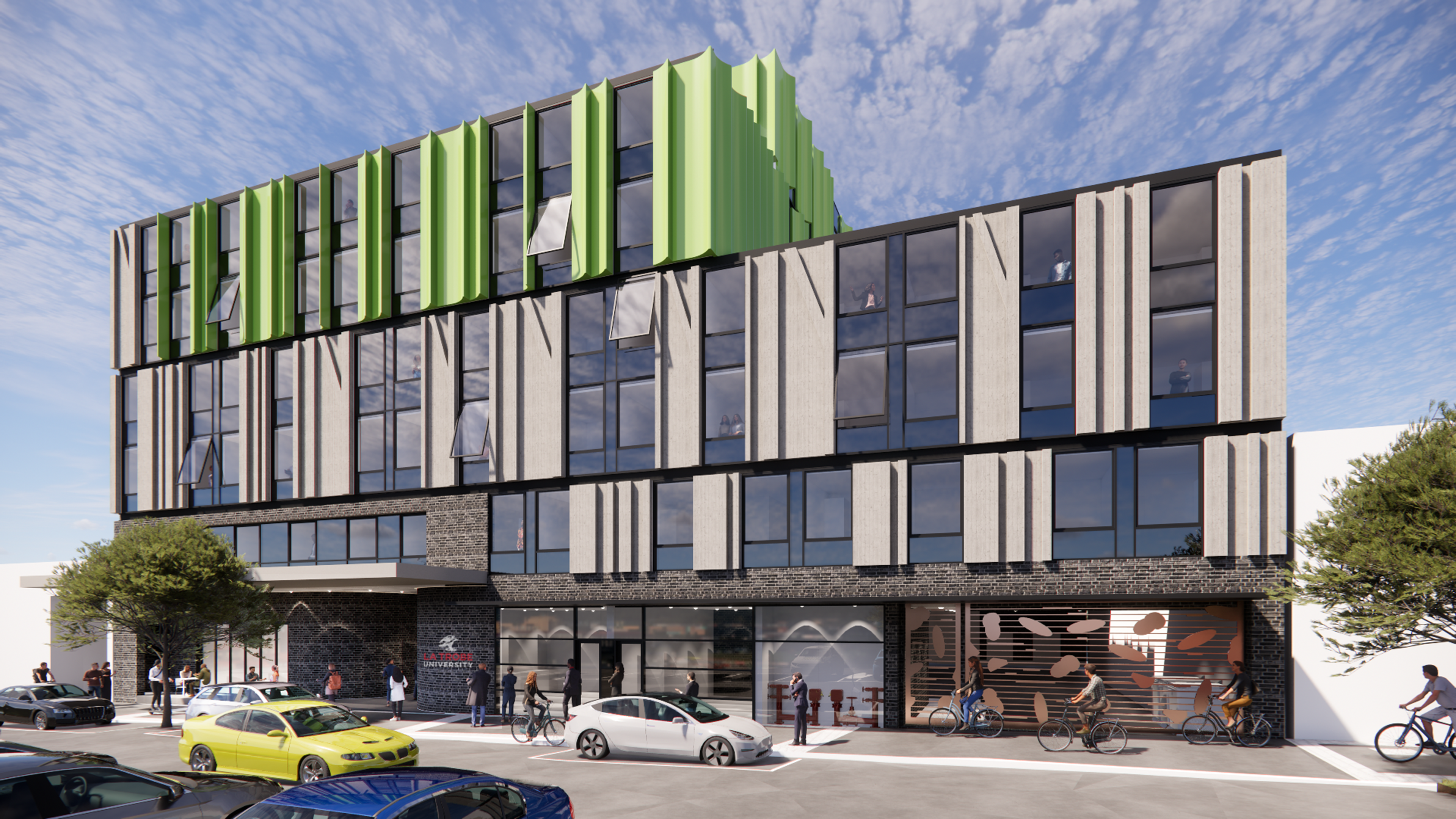 Student Accommodation Building - view one