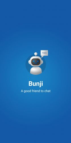 Image of robot and chats on mobile phones