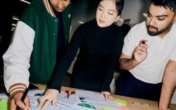 Students collaborating