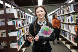 Students in Library