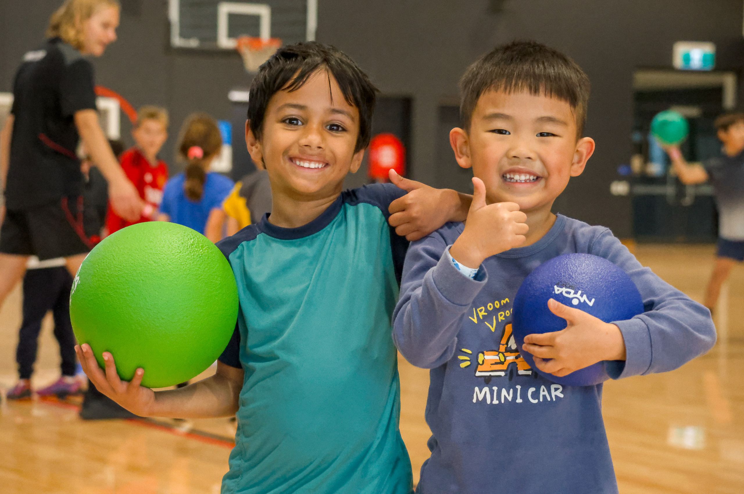 Sports Park Birthday Parties Boys playing Dodgeball