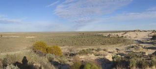 Lake Mungo in the Mungo National Park in south-western New South Wales.
