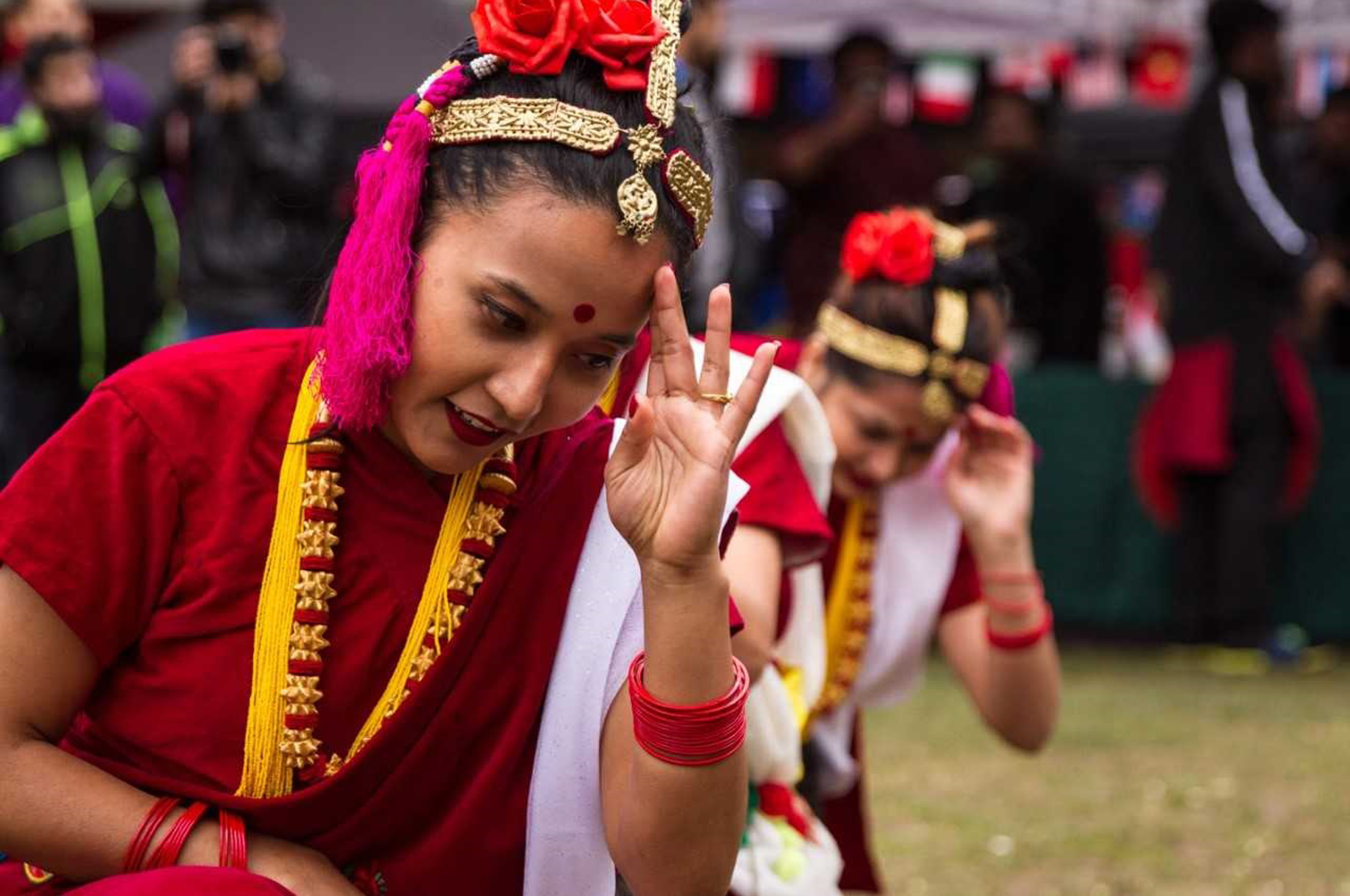Nepalese folk dance 