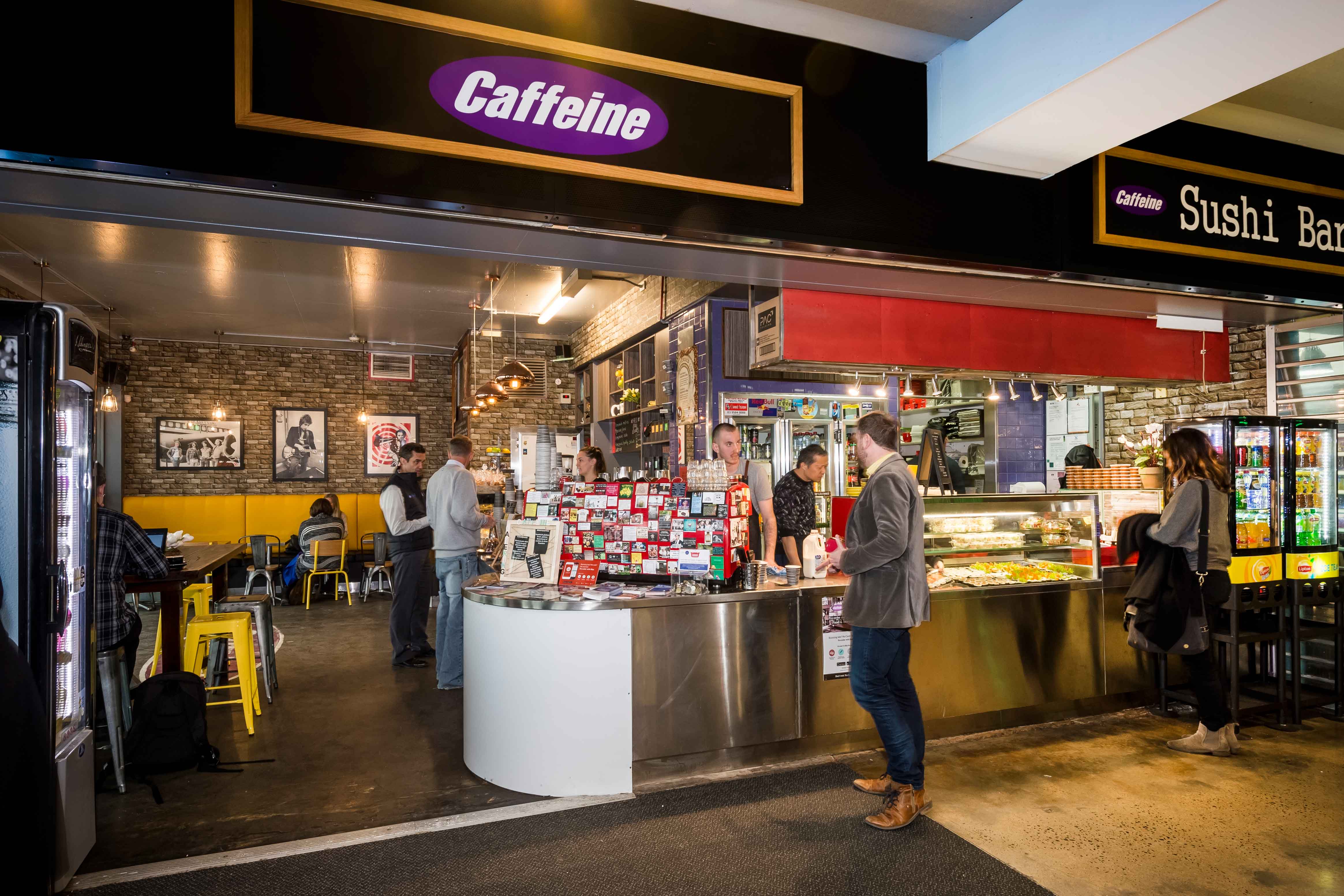 Caffeine Café, Shop 7, Agora Theatre