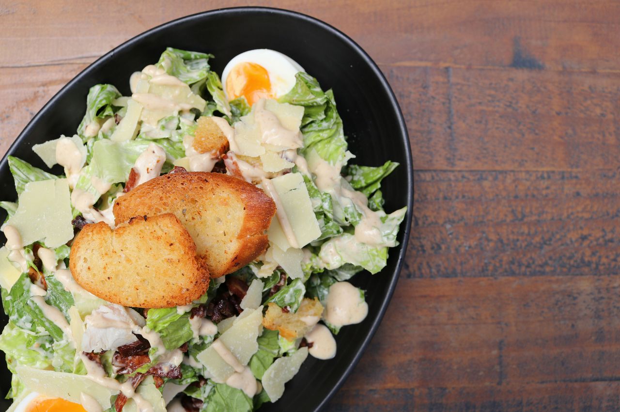 Chicken caeser salad (V or GF upon request)