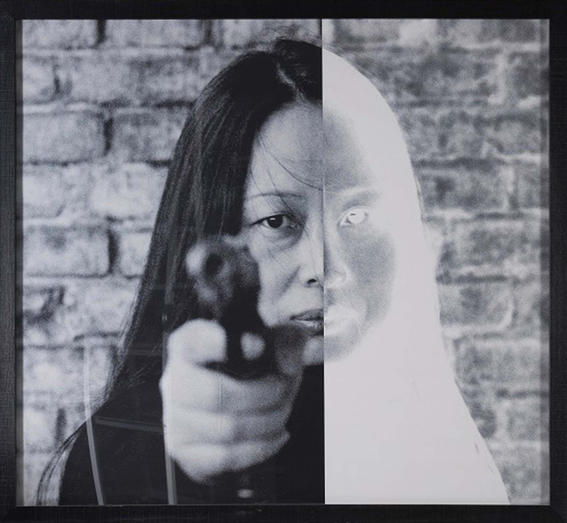 Xiao Lu, ‘Dialogue’, 2004, photographic print on aluminium. La Trobe University, Geoff Raby Collection of Chinese Art. Donated by Dr Geoff Raby AO through the Australian Government’s Cultural Gifts Program, 2019. © Xiao Lu. Photo: Jia De