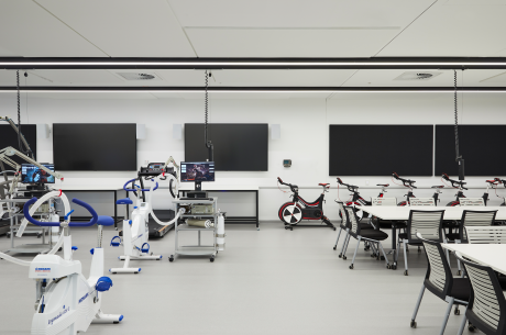 The La Trobe Sports Stadium includes world-class sport science laboratories for biomechanics, sports analytics, exercise physiology and strength and conditioning.