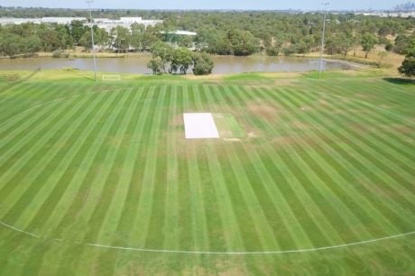 The Lower Playing Fields can be configured for four soccer fields or two cricket ovals