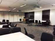 40 seat teaching room configured for inquiry based learning