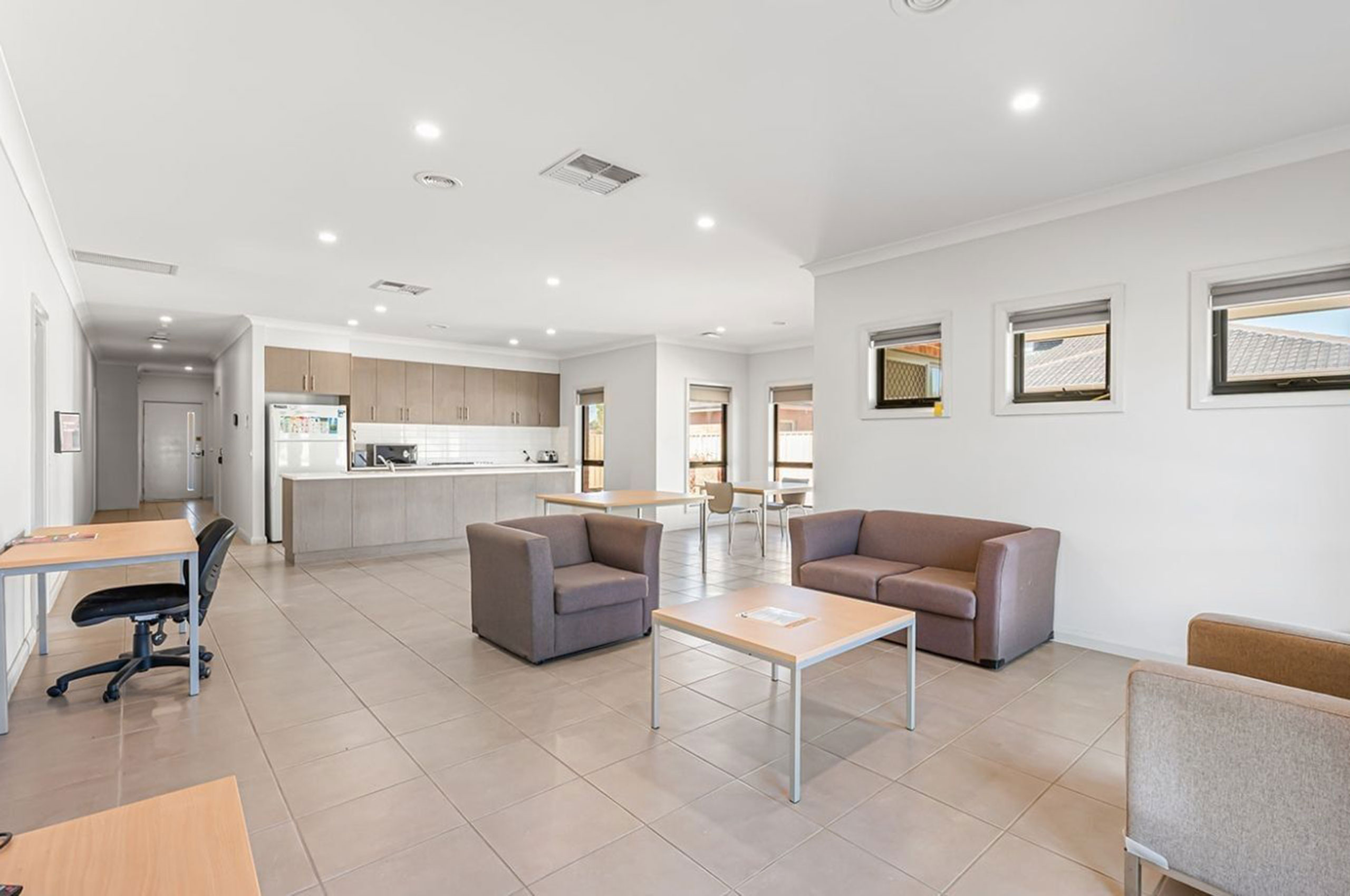 Image of Mildura accommodation living area.