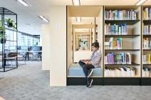 Reading nooks in the library