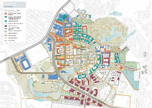 la trobe bundoora map Melbourne Campus Master Plan Infrastructure And Operations La la trobe bundoora map
