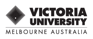 Logo for Victoria University