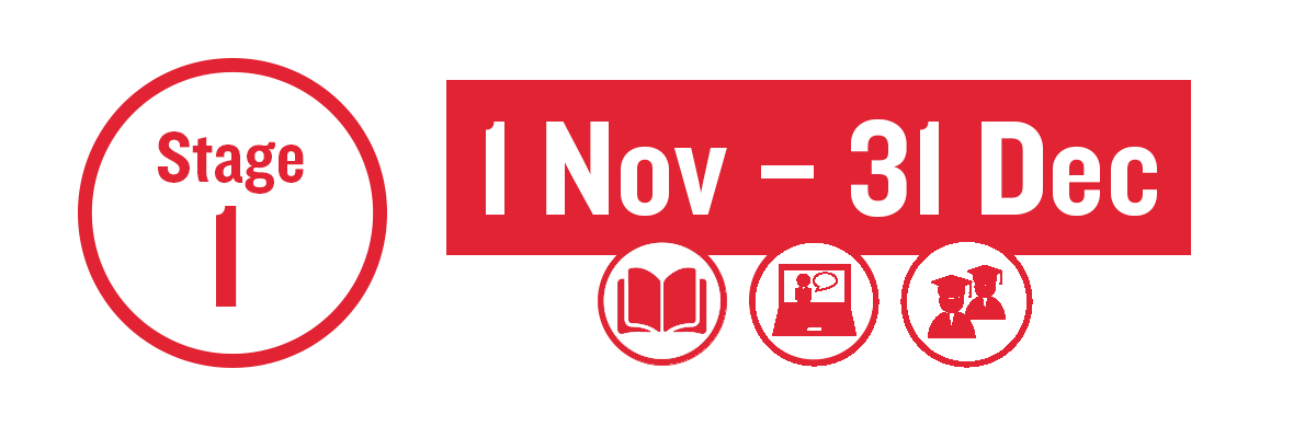 Stage 1: 1 November – 31 December
