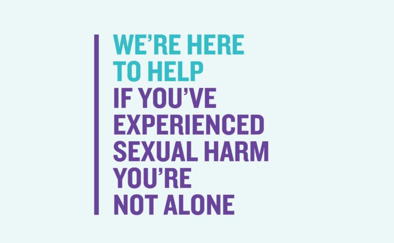 Support options at La Trobe for sexual harm