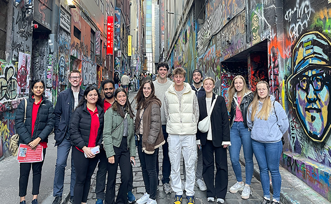 International students in Melbourne