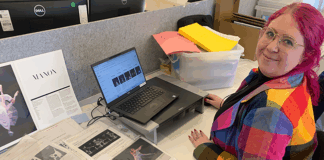 La Trobe student Emily on placement at The Australian Ballet.