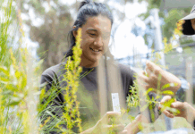 Student at Nangak Tamboree Wildlife Sanctuary