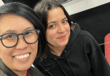 Pat mentor, Min Gamboa, with her mentee