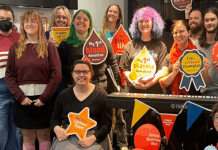La Trobe University Choir society at the Lifeblood Bundoora Donor Centre