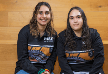 RISE students Leah (left) and Tasmin (right)