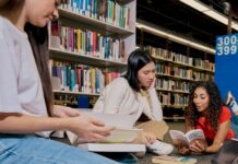 How to get the most out of SWOTVAC Students looking at books in the library