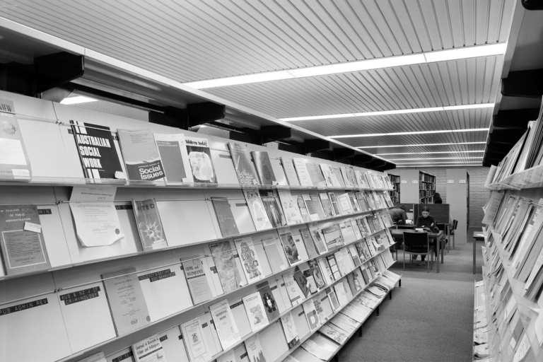Electrical maintenance at Melbourne (Bundoora) campus library
