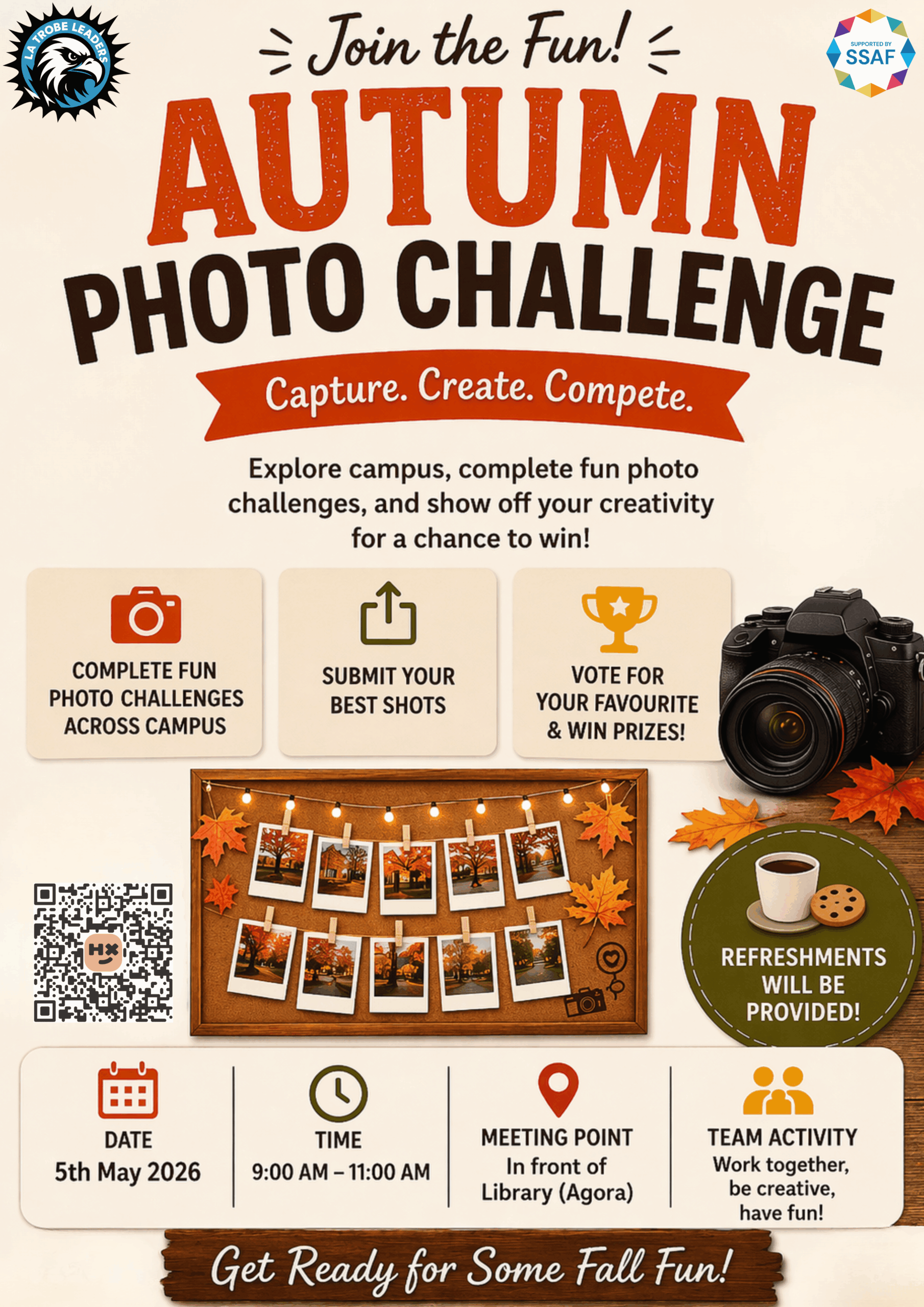 Poster for autumn photo challenge