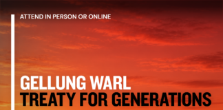 Gellung Warl – Treaty for Generations social tile