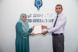 Shirumeena at her appointment as the Assistant Auditor General