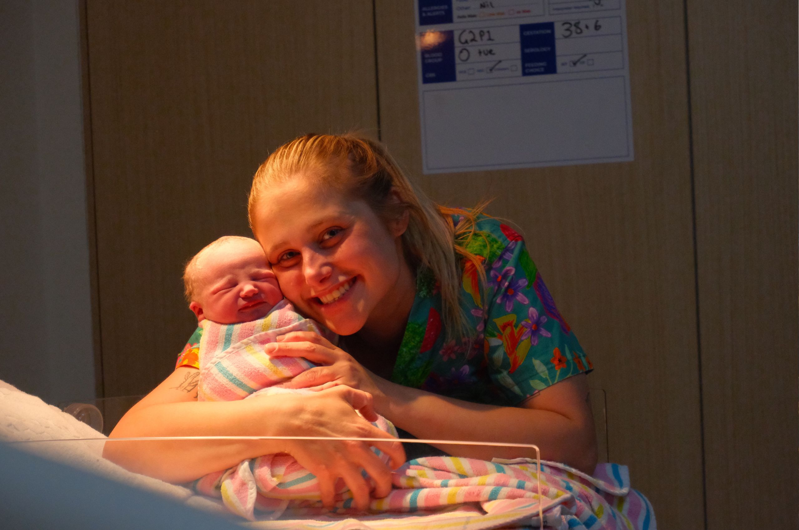 Jasmin with her niece Evie. 