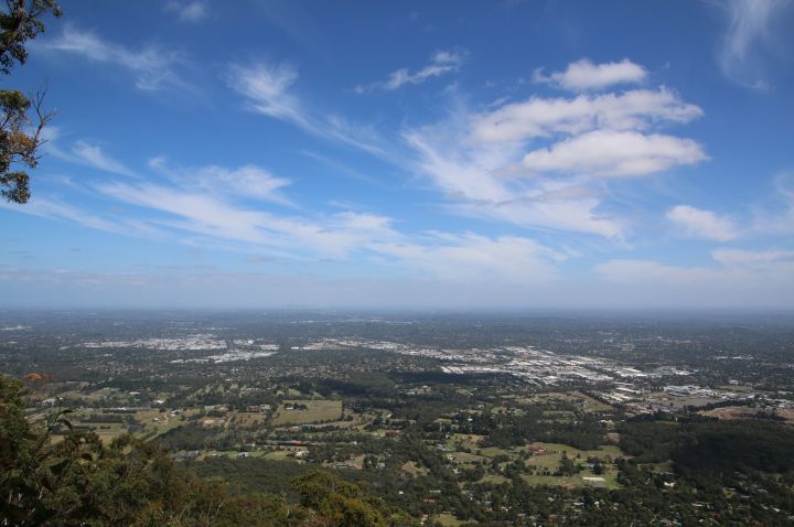 Image taken from drone of outer northern suburbs of Melbourne
