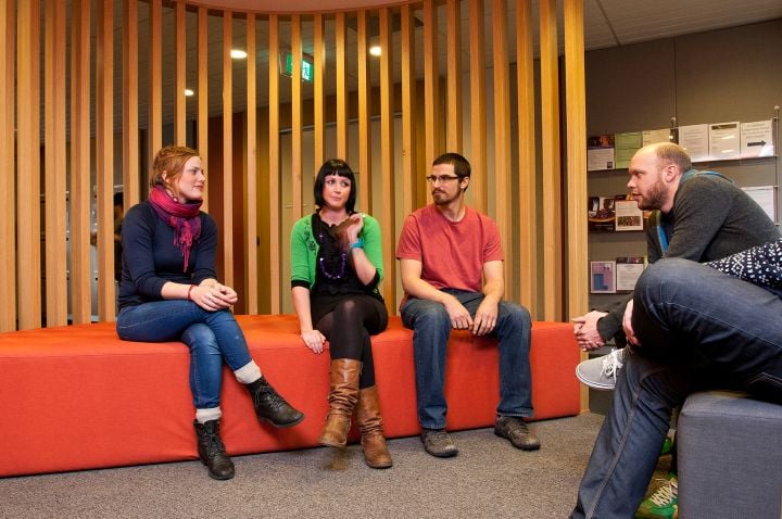 Group of students interacting