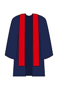The academic dress worn by subdegree graduates at La Trobe