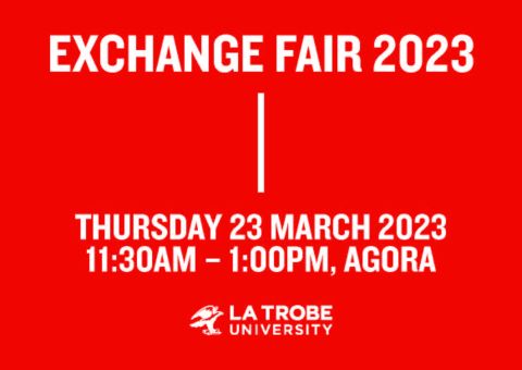 Exchange Fair 2023, Thursday 23 March, 11:30am - 1pm, Agora
