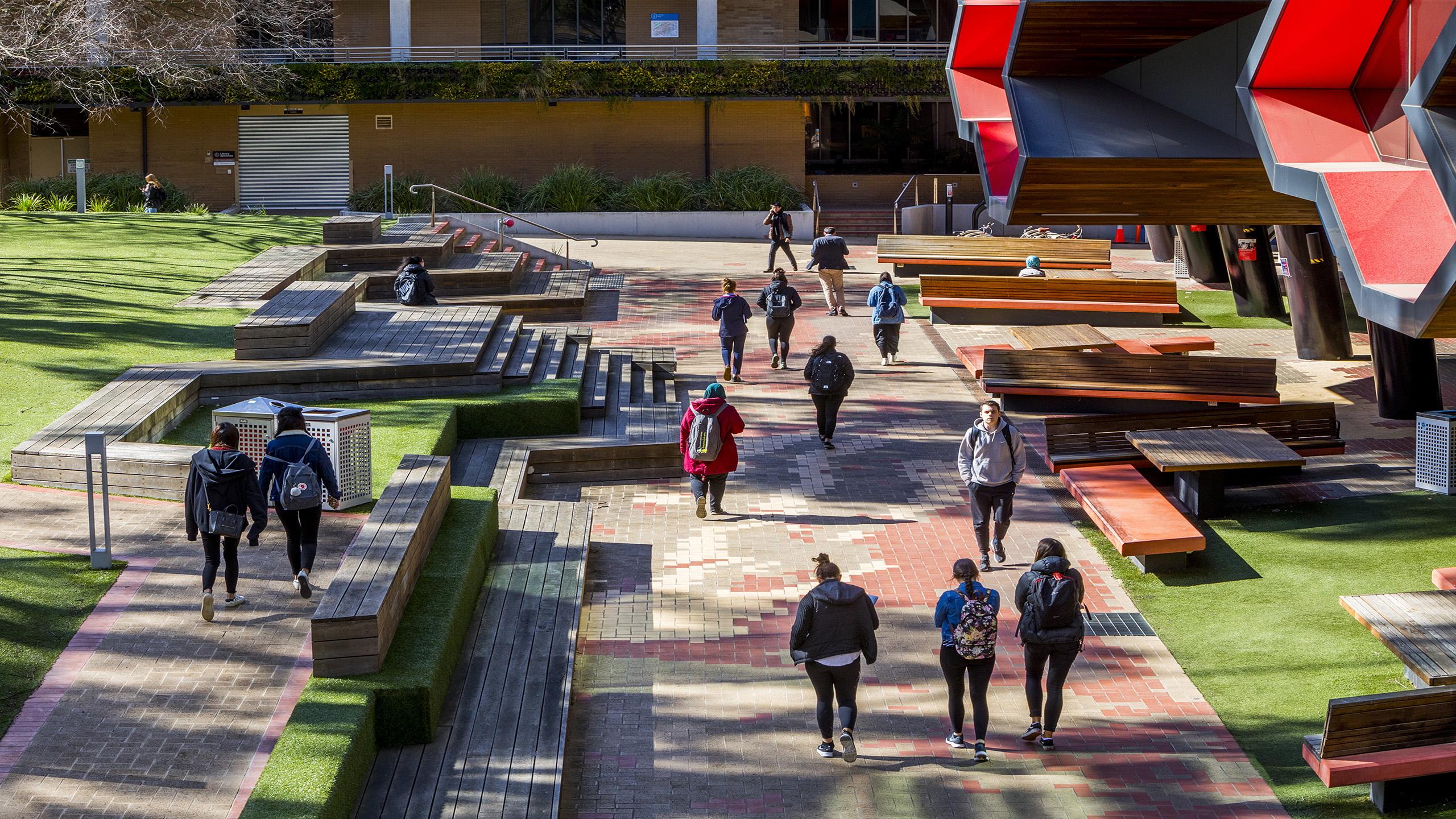 Students at Bundoora